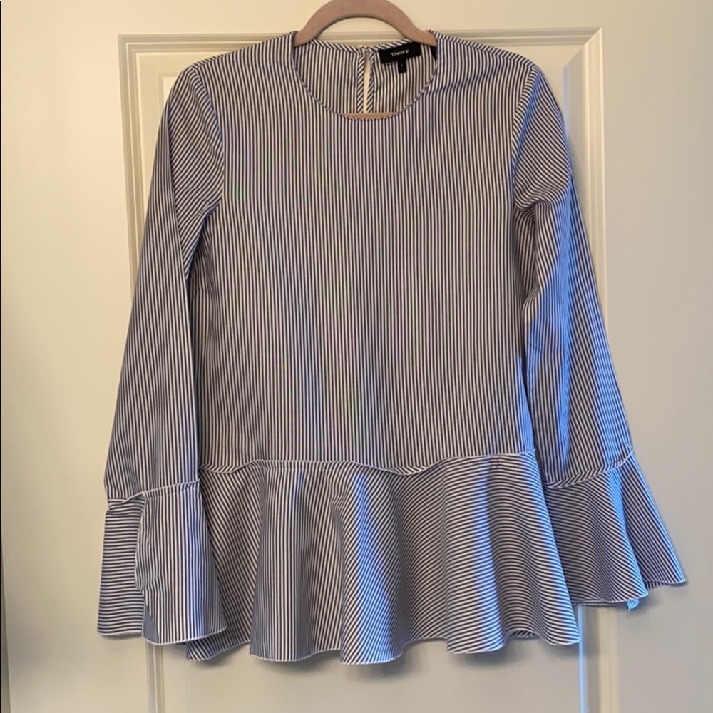 Theory Peplum Blouse